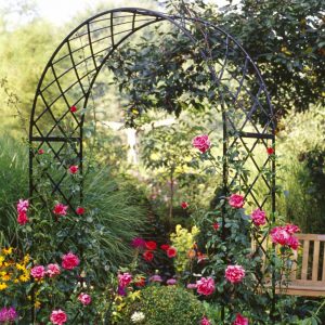 Кованая садовая арка